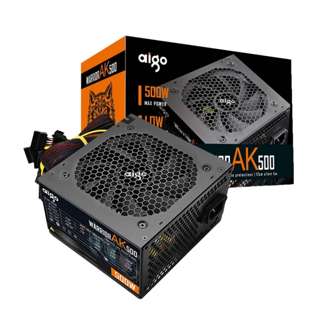 Computerstroomvoorziening Aigo Warrior AK500 zwart