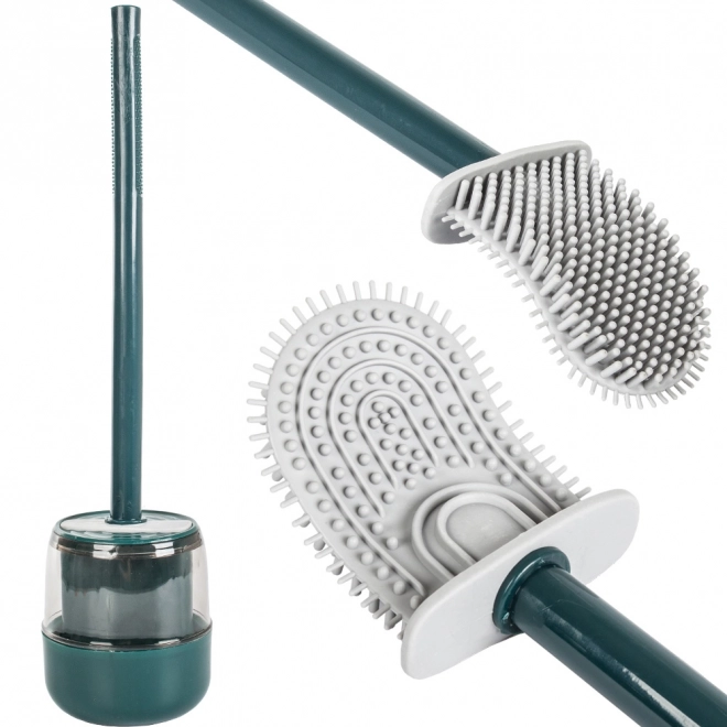 Siliconen WC borstel hangend