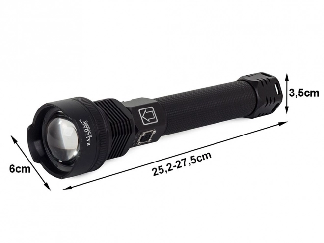 Militaire tactische zaklamp met LED Cree XHP70 en zoom van Bailong