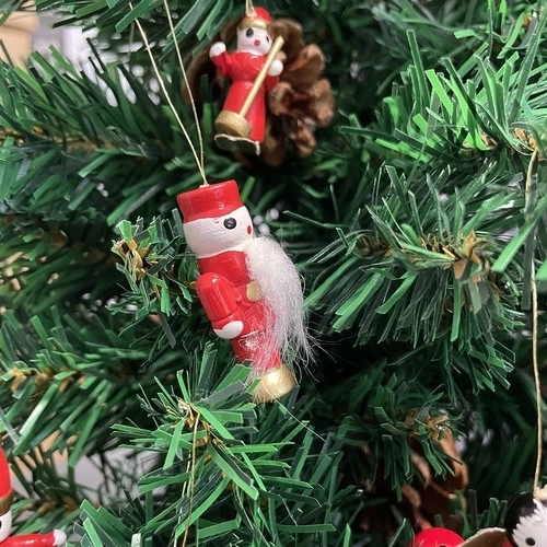 Houten versieringen / kerstboomdecoraties 30 stuks