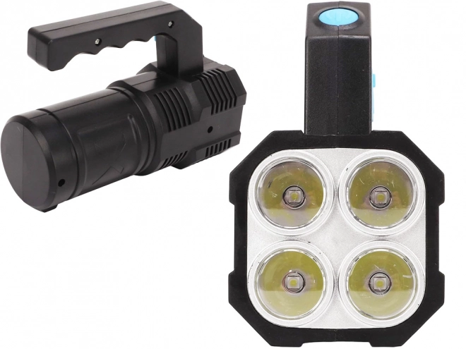Oplaadbare LED zaklamp 2-in-1 voor militaire en politie doeleinden