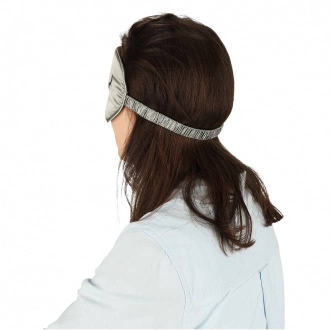 Slaapmasker met grijze hoes