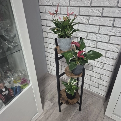 Staande plantenstandaard Loft 3-niveaus