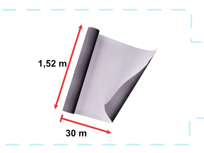 Thermoplastische zelfklevende grafiet geborstelde folie 1,52x30m