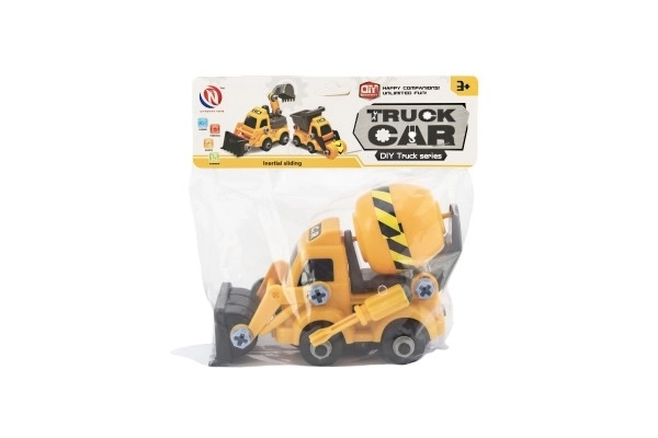 Schroefconstructie machine met plastic accessoires
