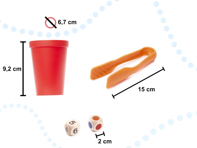 Creatieve gekleurde stenen Montessori set 65 stuks
