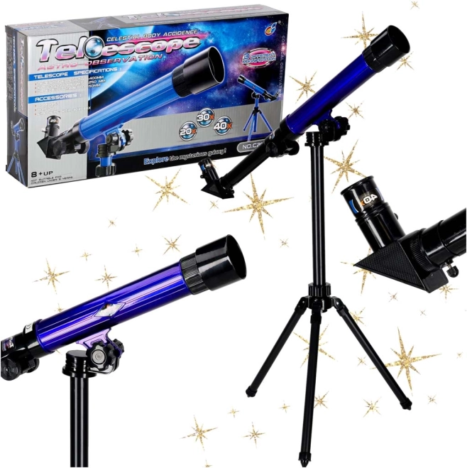 Educatieve telescoop met statief 20x/30x/40x