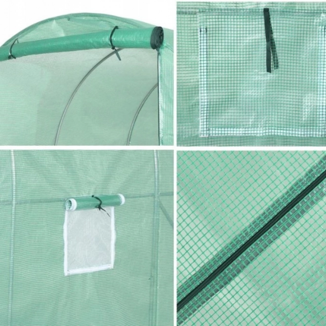Tuin foliekas tunnel 4x2,5x2m 10m² groen