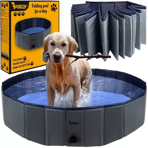 Zwembad/hok voor honden opvouwbaar 120x30 Purlov 23831