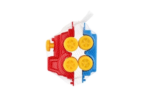 Locomotief/Train met wagon 41cm plastic in net 21x13x22cm 12m+