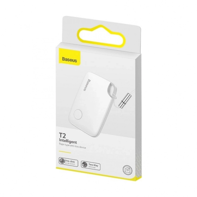 Intelligente mini Bluetooth-locator Baseus T2 wit