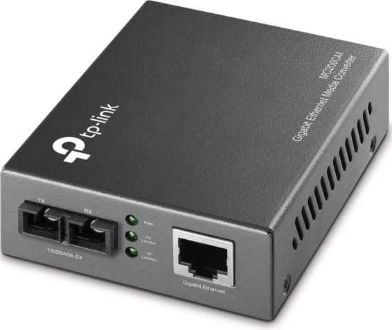 MC200CM mediaconverter RJ45 1GbE MultiMode SC
