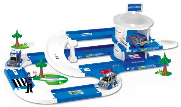 Drie Kid Cars-politieautootjes