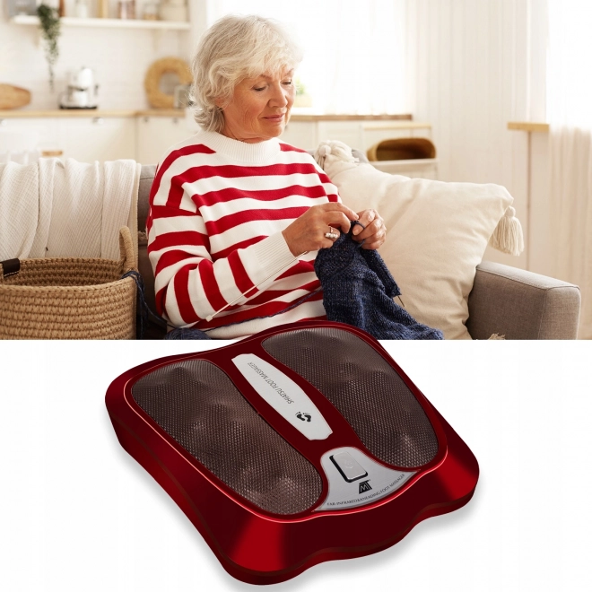 Shiatsu-voetenmassageapparaat met verwarming