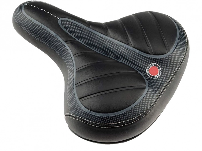 Zacht comfortabel fietszadel met schuimveertjes