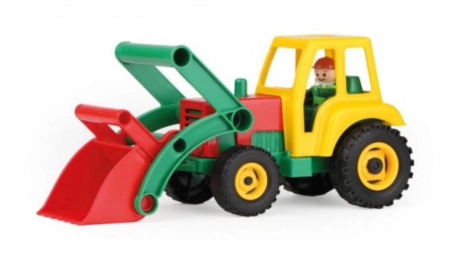 Actieve tractor met lader