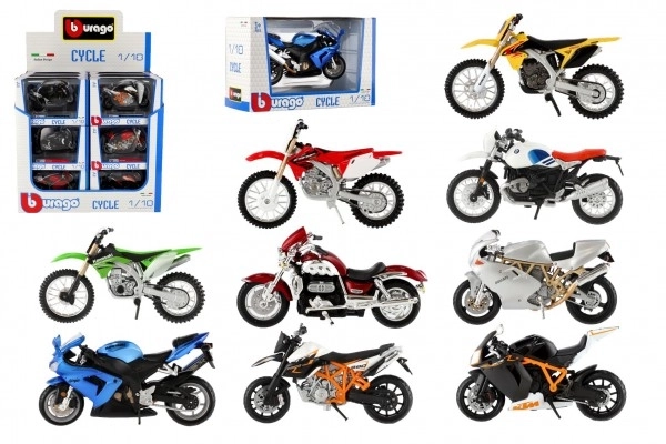 Bburago Motorfiets 1:18, verschillende soorten