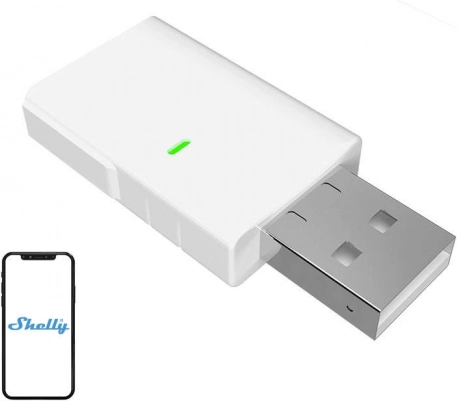Shelly BLU Gateway USB-A – Wi‑Fi/Bluetooth gateway