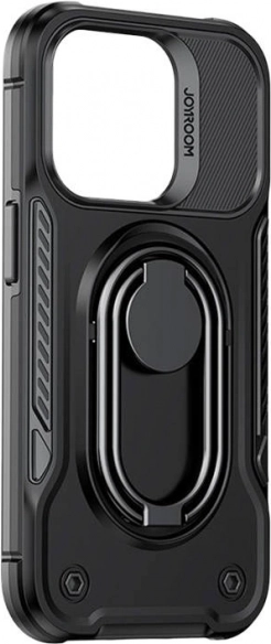 Zwart hoesje met kickstand voor iPhone 14 Plus Joyroom
