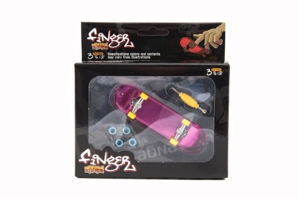 Schroefbare vinger skateboard met accessoires - 9 cm