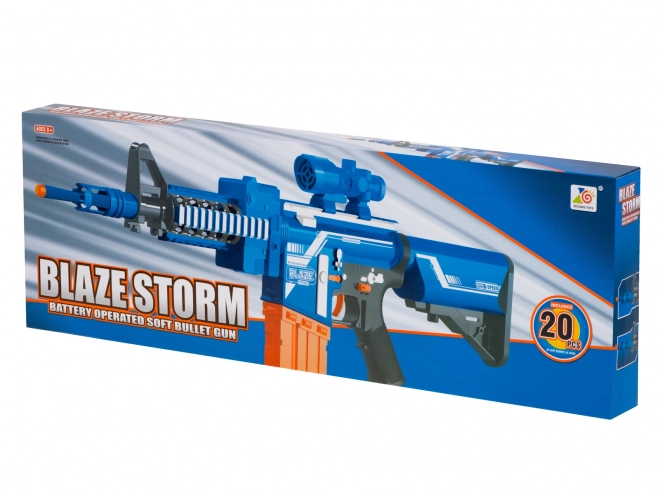 Trommelgeweer met schuimactie + magazijn + 20 pijlen
