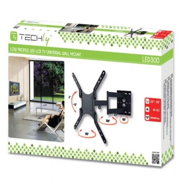 Universele TV-houder TECHly 23-55 inch, zwart
