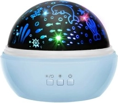 Nachtprojector voor sterrenhemel en onderwaterwereld – Blauw