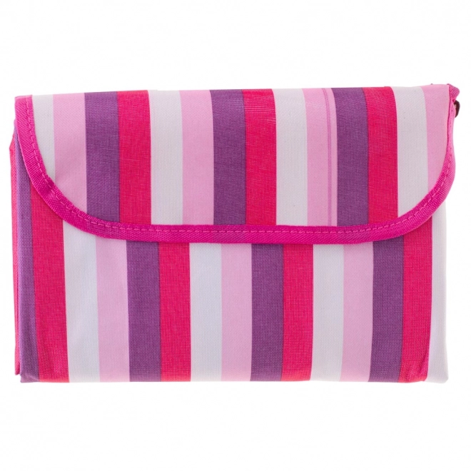 Roze opvouwbare strand- en picknickdeken