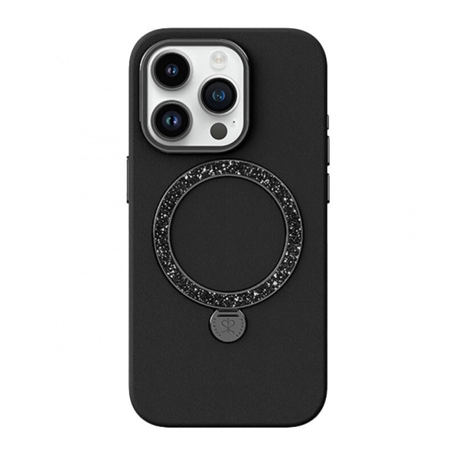 Hoes Dancing Circle voor iPhone 15 Pro Max (zwart)