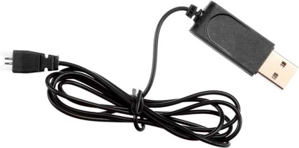 USB-oplader voor batterijen 3,7 V 380–430 mAh (CARRERA drones)