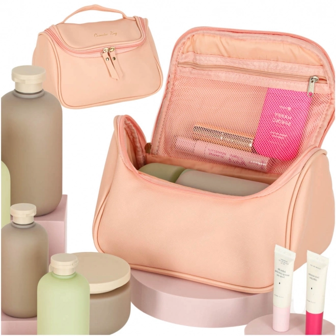 Kosmetische koffer reisorganizer roze