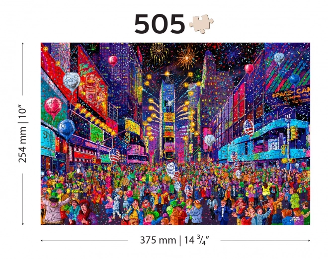 WOODEN CITY houten puzzel Oud en Nieuw 2-in-1, 505 stukjes, eco