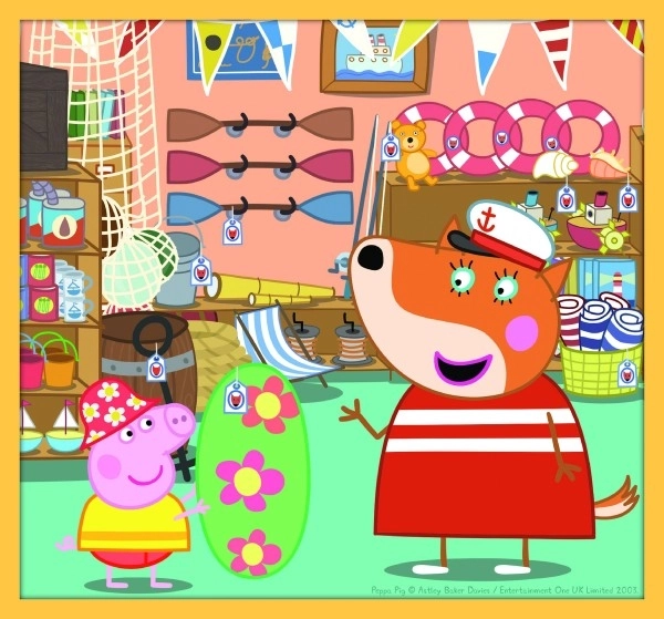 Puzzel 10v1 Peppa Pig