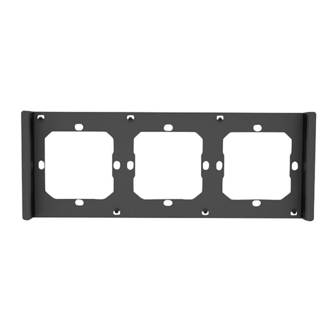 Frame voor schakelaar SONOFF M5 80 driedubbel grijs-zwart