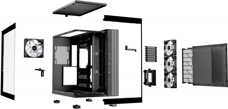 Omkeerbare en horizontale lay-out, slimme details