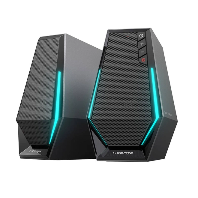 RGB-verlichting en zeshoekig design
