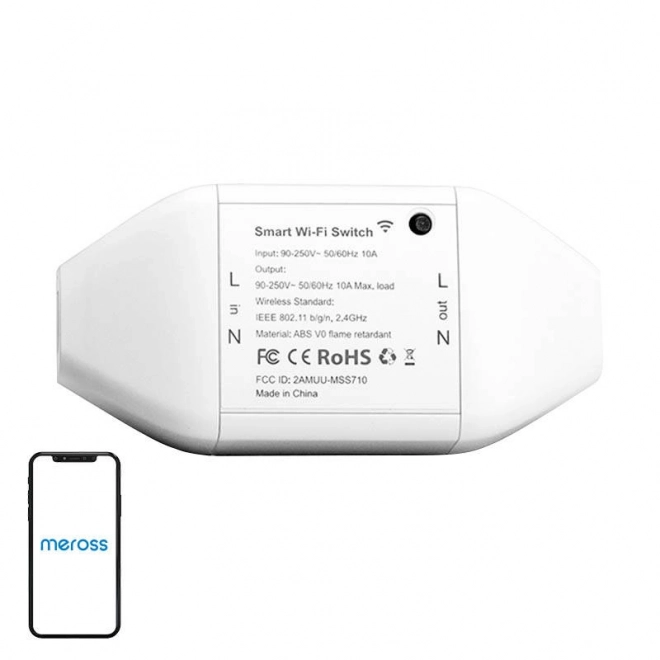Slimme Wi-Fi schakelaar Meross voor Apple HomeKit