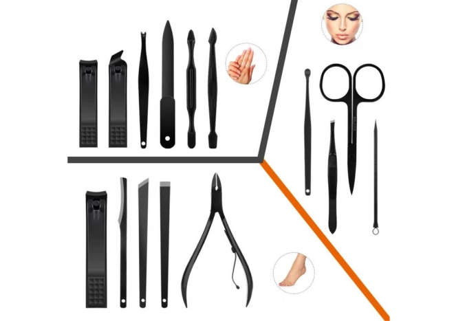 Set van 16 houders voor manicuregereedschap voor manicure en nagelhygiëne Nagelknippers en scharen