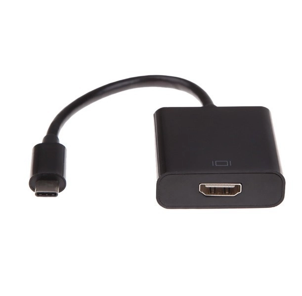 USB-C naar HDMI(F) adapter zwart