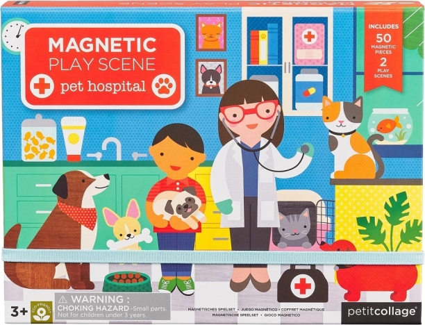 Magnetisch spel: Dierenkliniek voor kinderen