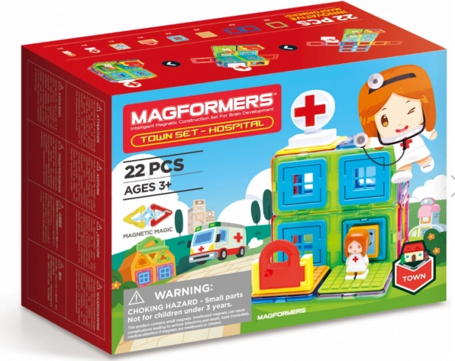 Magformers Stad: Ziekenhuis - 22 onderdelen