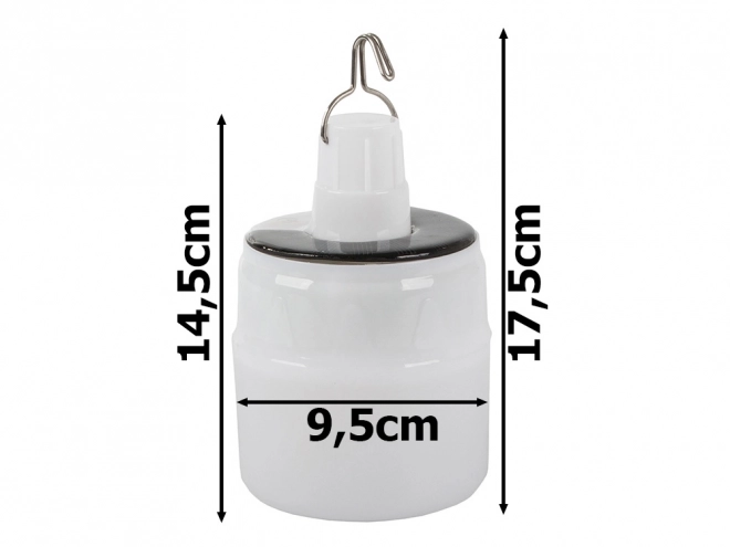 Zonne-energie lamp voor wandelen en kamperen