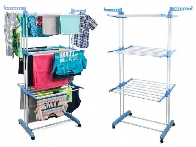 Verticale droogrek voor wasgoed 170 x 62 x 78 cm