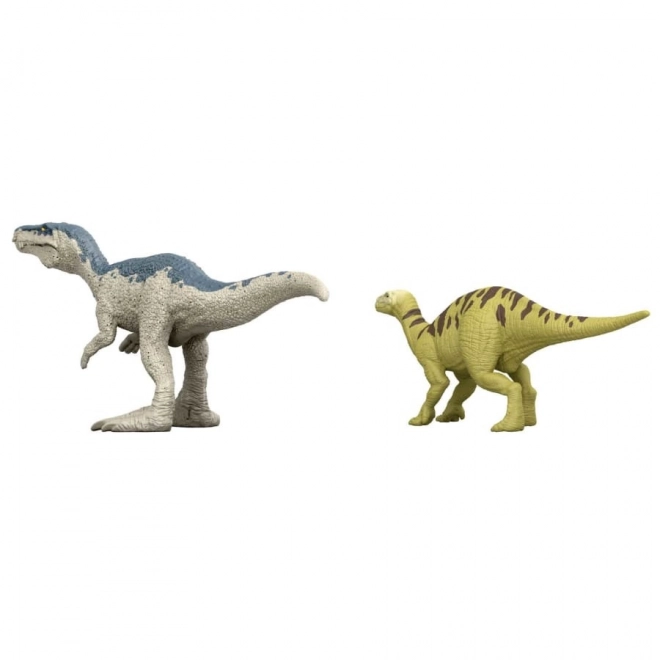Minifiguurtjes van dinosaurussen uit de film Jurassic World: Dominion
