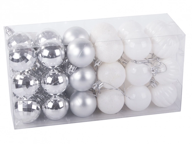 Set van 36 kerstversieringen