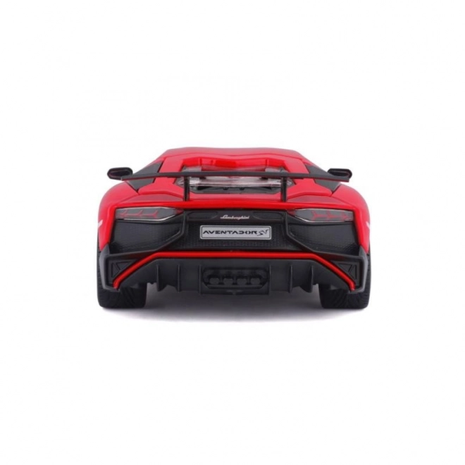 Metalen model Bburago Lamborghini Aventador rood 1:24