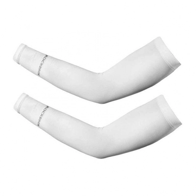 Witte fietsmouwen Rockbros