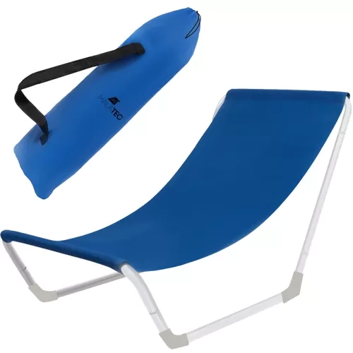 Opvouwbare toeristen ligbed blauw - Malatec
