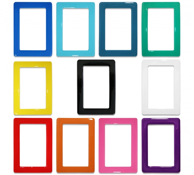 Magnetisch zelfklevend frame van grootte 12,3x8,1 cm - roze