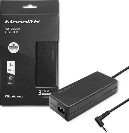 Netadapter voor Samsung 65 W (19 V, 3,42 A), connector 3,0 × 1,0 mm